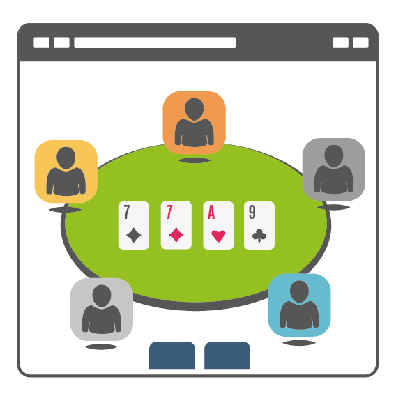playing-an-online-game-poker